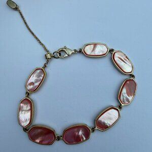 Kendra Scott Peach Mother of Pearl Millie Bracelet